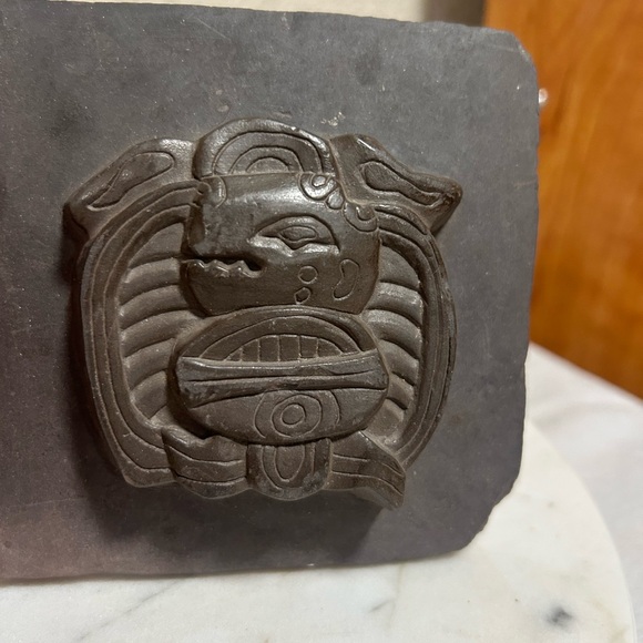 Mayan hand carved slate figurines by Garcia Sisters- vintage and RARE - Picture 4 of 12